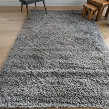 Load image into Gallery viewer, Grey Non Shed Shaggy Rug - Gallery