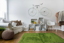 Load image into Gallery viewer, Sage Green Thick Shaggy Rug - Gallery