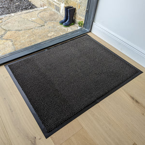 Grey Non Slip And Washable Kitchen Mat - Barrier