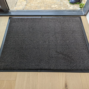 Grey Non Slip And Washable Kitchen Mat - Barrier