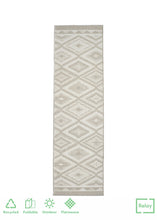 Load image into Gallery viewer, Grey Diamond Geometric Indoor Outdoor Rug - Hydraflex