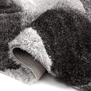 grey shag pile rug