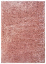 Load image into Gallery viewer, Pink Super Soft Shimmering Polyester Shaggy Rug - Dokka