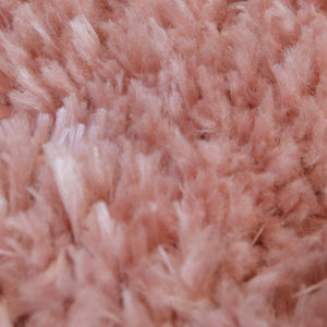 Pink Super Soft Shimmering Polyester Shaggy Rug - Dokka