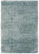 Load image into Gallery viewer, Duck Egg Blue Shimmering Polyester Shaggy Rug - Dokka