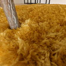 Load image into Gallery viewer, Ochre Yellow Polyester Shaggy Rugs - Lush
