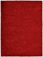 Load image into Gallery viewer, Red Anti Shed 25mm Cosy Shaggy Rug - Aras