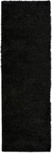 Load image into Gallery viewer, Jet Black 25mm Cosy Low Pile Shaggy Rug - Aras