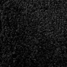 Load image into Gallery viewer, Jet Black 25mm Cosy Low Pile Shaggy Rug - Aras