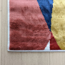 Load image into Gallery viewer, Multicoloured Retro Geometric Flatweave Area Rug - Bergen