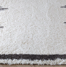 Load image into Gallery viewer, Ivory Berber Shaggy Runner Rugs - Alaska