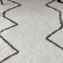 Load image into Gallery viewer, Ivory Nomad Scandi Deep Shaggy Rugs - Alaska