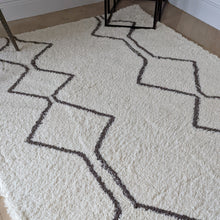 Load image into Gallery viewer, Ivory Nomad Scandi Deep Shaggy Rugs - Alaska