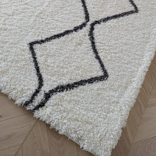 Load image into Gallery viewer, Ivory Nomad Scandi Deep Shaggy Rugs - Alaska