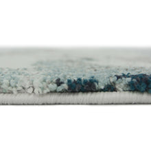 Load image into Gallery viewer, Blue Distressed Floral Living Room Rug - Pori