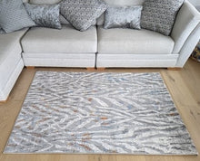 Load image into Gallery viewer, Grey Nature Print Flatweave Area Rug - Orion