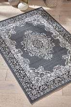 Load image into Gallery viewer, Dark Grey Oriental Living Room Rugs - Islay