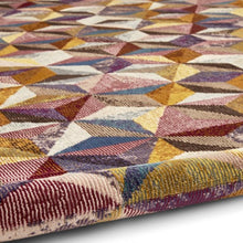 Load image into Gallery viewer, Modern Soft Multicoloured Geometric Rug - 16th Avenue