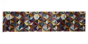 Modern Soft Multicoloured Geometric Rug - Malmo