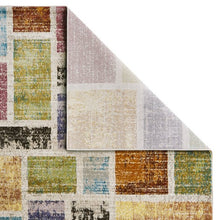 Load image into Gallery viewer, Multicoloured Blocks Living Room Rug - 16th Avenue