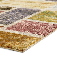 Load image into Gallery viewer, Multicoloured Blocks Living Room Rug - 16th Avenue