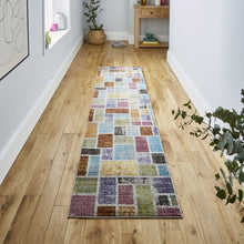 Load image into Gallery viewer, Multicoloured Blocks Living Room Rug - 16th Avenue