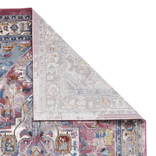 Load image into Gallery viewer, Fuschia &amp; Blue Vintage Soft Area Rug - 16th Avenue