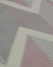 Load image into Gallery viewer, Pink and Grey Chevron Print Living Room Rugs - Islay