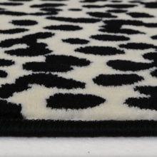 Load image into Gallery viewer, Classic Black and White Leopard Print Area Rug - Islay