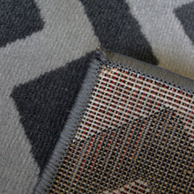 Load image into Gallery viewer, Long Chevron Grey Hallway Runner Rug - Islay