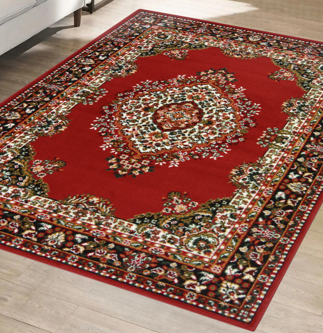 Classic Red Traditional Berber Rug - Islay