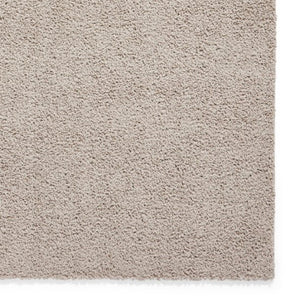 Luxurious Beige Polyester Washable Shaggy Rug -  Bali