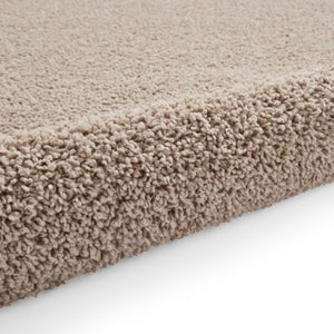 Luxurious Beige Polyester Washable Shaggy Rug -  Bali