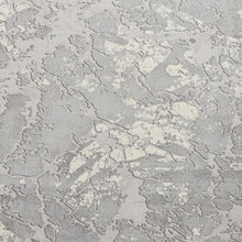 Load image into Gallery viewer, Grey and Ivory Metallic Abstract Area Rug - Lunar