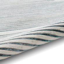 Load image into Gallery viewer, Green and Grey Metallic Swirl Area Rug - Lunar