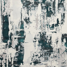 Load image into Gallery viewer, Green Abstract Metallic Area Rug - Lunar