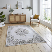 Load image into Gallery viewer, Gold Timeless Metallic Traditional Rug - Howth