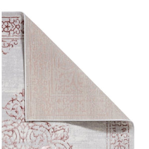 Rose Timeless Metallic Vintage Rug - Howth