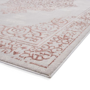 Rose Timeless Metallic Vintage Rug - Howth