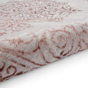 Rose Timeless Metallic Vintage Rug - Howth