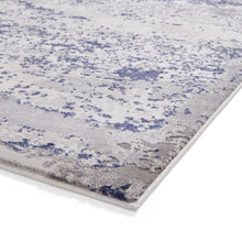 Load image into Gallery viewer, Blue Metallic Marble Rug - Howth