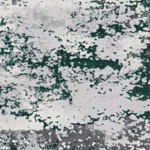 Sage Green Metallic Marble Rug - Howth