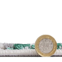 Load image into Gallery viewer, Sage Green Metallic Marble Rug - Howth