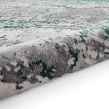 Load image into Gallery viewer, Sage Green Metallic Marble Rug - Howth