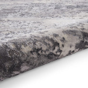 Grey Metallic Marble Rug - Howth