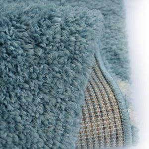 Super Soft Denim Microfibre Shaggy Rug - Brae