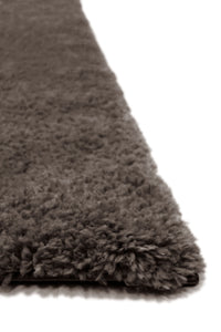 Charcoal 3cm Microfibre Shaggy Rug - Brae