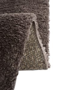 Charcoal 3cm Microfibre Shaggy Rug - Brae