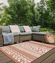 Load image into Gallery viewer, Terra Washable Tribal Indoor Outdoor Rug - Capri