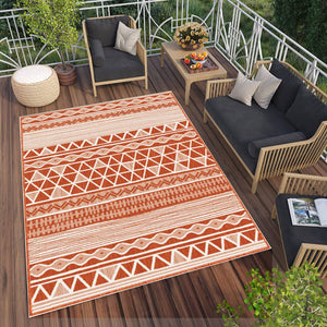 Terra Washable Tribal Indoor Outdoor Rug - Capri